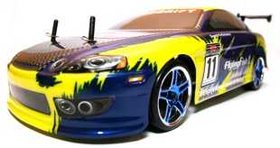 Радиоуправляемая модель Дрифт 1:10 Himoto DRIFT TC HI4123BL Brushless (синий)