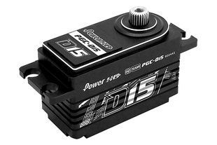 Сервопривод стандарт 55г Power HD D15 Black HV 18кг/0.085сек/8.4В цифровий