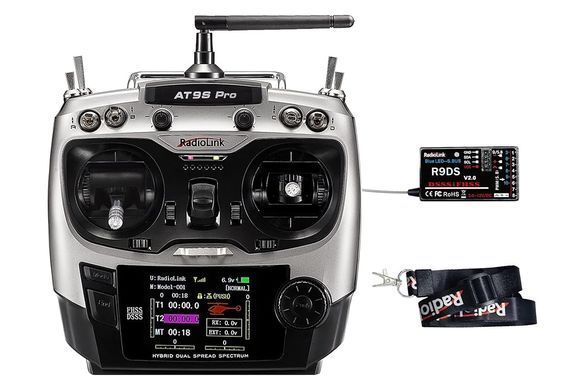 Аппаратура авиа 10к Radiolink AT9S PRO с приемником R9DS