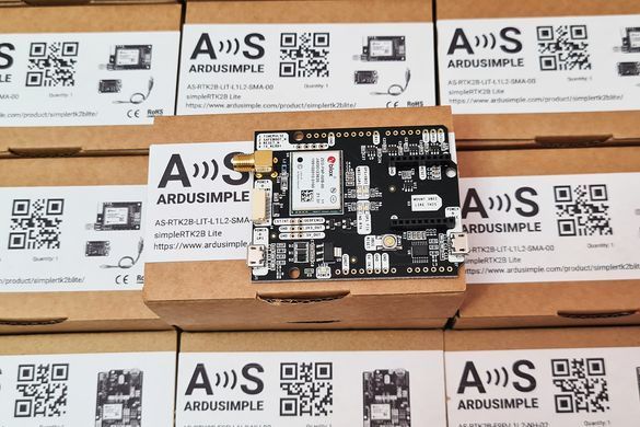 Модуль GPS RTK ArduSimple SimpleRTK2B Lite ZED-F9P