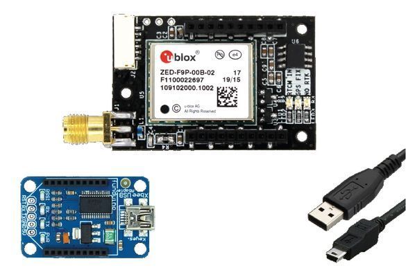 Модуль GPS RTK ArduSimple SimpleRTK2B Lite ZED-F9P