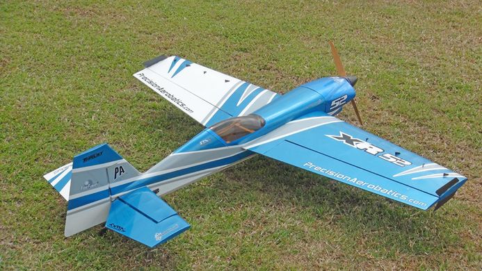 Літак радіокерований Precision Aerobatics XR-52 1321мм KIT (синій)