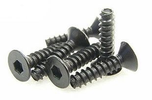 Team Magic 3x12mm Steel FH Self-Tapping Screw 6p