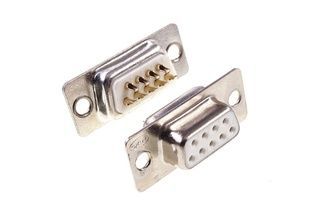 Конектор DB9 Gold RS232 COM-порт Female