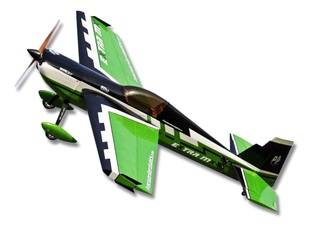 Самолёт радиоуправляемый Precision Aerobatics Extra MX 1472мм KIT (зеленый)