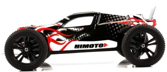 Радиоуправляемая модель Трагги 1:10 Himoto Katana E10XTL Brushless (черный)