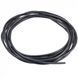 Провод силиконовый QJ 28 AWG (черный), 1 метр
