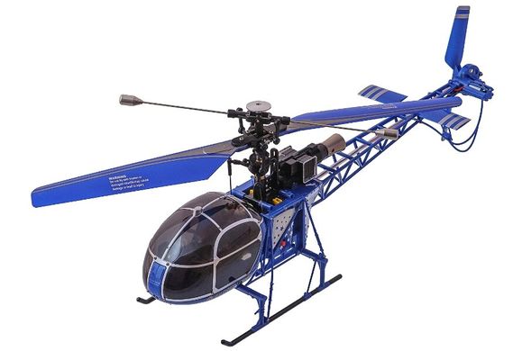 Вертоліт 4-к великий р/в 2.4GHz WL Toys V915 Lama (синій)