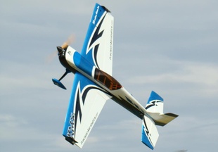 Самолёт радиоуправляемый Precision Aerobatics Katana MX 1448мм KIT (синий)