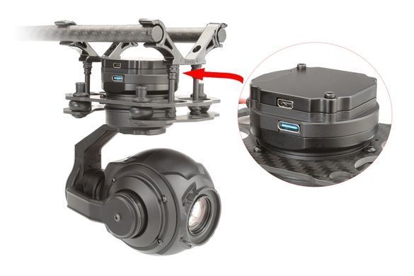 Камера с подвесом Tarot T10X-PRO с 10x зумом и 3-осевой стабилизацией (T10X-PRO)