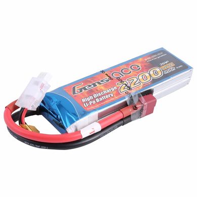 Акумулятор Gens Ace LiPO 7,4 В 2200 мАг 2S 25C (B-25C-2200-2S1P)