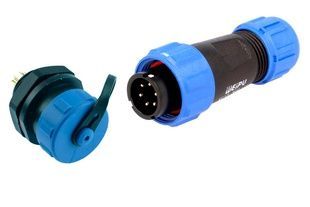 Коннекторы WEIPU папа SP1310/P6 + мама SP1312/S6 IP68 пара