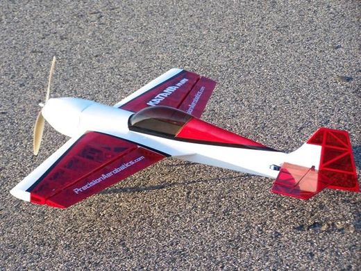 Літак радіокерований Precision Aerobatics Katana Mini 1020мм KIT (червоний)