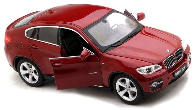 Машинка радіокерована 1:24 Meizhi BMW X6 металева (червоний)