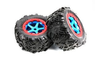 Team Magic E6 Mounted Tire 7.1" Size Pair