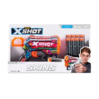 X-Shot Швидкострільний бластер Skins Menace Mercenary (8 патронів)