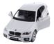 Машинка р/в 1:24 Meizhi ліценз. BMW X6 металева (білий)