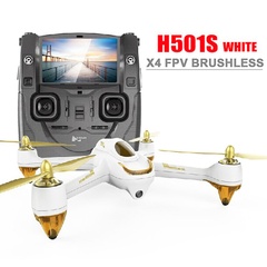 Квадрокоптер Hubsan X4 FPV Brushless 5,8 ГГц HD GPS Altitude 2,4 ГГц RTF (H501S-S White)