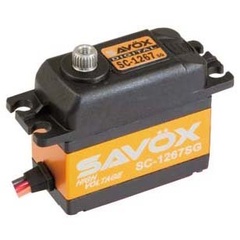Сервопривод цифровой Savox HV 11-13-20,2 кг/см 4,8-6-7,4 В 0,14-0,11-0,095 сек/60° 62 г (SC-1267SG)