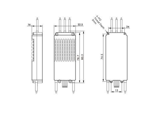 Комбо T-Motor 601-X KV170 мотор MN601-S с регулятором ALPHA 60A 12S (CW)
