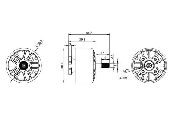 Мотор iFlight XING-E 3314 900KV