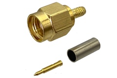 Роз'єм високочастотний обтискний на кабель RG-174/RG-316/RG-179 (SMA Male)