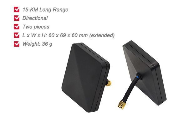 Антенны 2.4GHz SIYI MK15 MK32 14dB направленные SMA комплект 2 шт