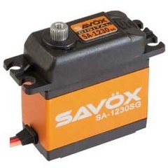 Сервопривід цифровий Savox 30-36 кг/см 4,8-6 0,2-0,16 сек/60° 79 г (SA-1230SG)