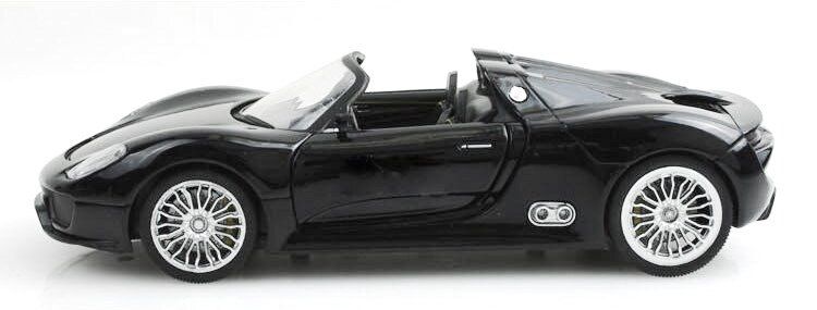 Машинка р/в 1:24 Meizhi ліценз. Porsche 918 металева (чорний)