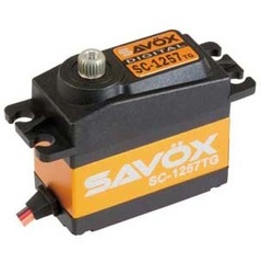 Сервопривод цифровой Savox 8-10 кг/см 4,8-6 В 0,09-0,07 сек/60° 52,4 г (SC-1257TG)