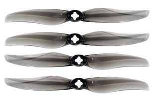 Пропеллеры GemFan Long Range 5126-2 2мм+M5 поликарбонат 2CCW+2CW (Clear Gray)
