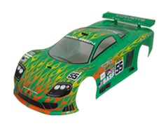 Кузов Himoto для шосейних моделей 1:10 (зелена)