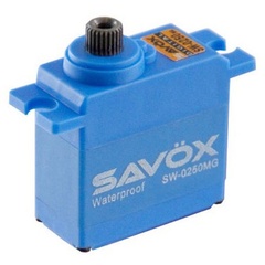 Сервопривод цифровой Savox 3,5-5 кг/см 4,8-6 В 0,14-0,11 сек/60° 25 г (SW-0250MG)
