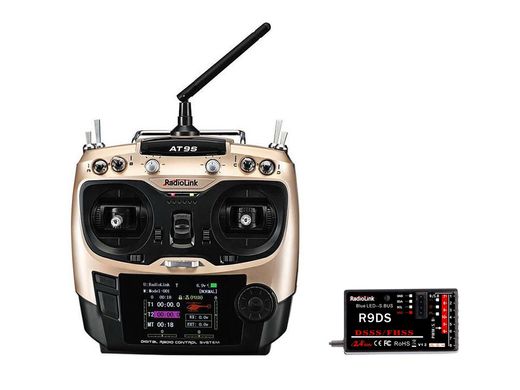 Апаратура р/в авіа 10к Radiolink AT9S із приймачем R9DS