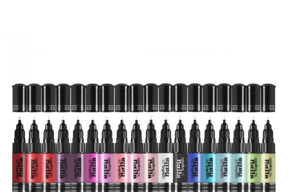 Детский лак-карандаш для ногтей Malinos Creative Nails на водной основе (2 цвета Морской волны + Розовый)